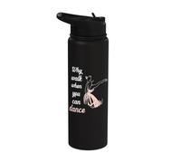 Why walk when you can dance danza Stainless Steel Insulated Water Bottle