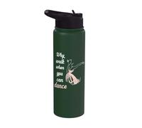 Why walk when you can dance danza Stainless Steel Insulated Water Bottle