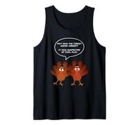 Why Was The Turkey Under Arrest? Funny Thanksgiving Dad Joke Canotta