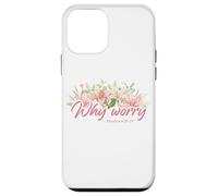 Why Worry - Matthew 6:28-29 Women & Girls Christian Lilies Custodia per iPhone 12 mini