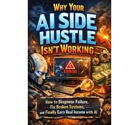 Why Your AI Side Hustle Isn’t Working: How to Diagnose Failure, Fix Broken Systems, and Finally Earn Real Income with AI