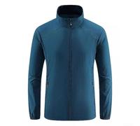 Whychstore Camicia da lavoro a maniche lunghe da uomo in seta ghiacciata sottile strato base per corsa e ufficio ad asciugatura rapida grigio M-2XL