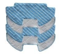 Whychstore Confezione da 4 panni riutilizzabili e lavabili per Samsung Powerbot-E VR05R5050WK, panni di ricambio in morbida microfibra per la pulizia dei pavimenti, forte assorbimento e design