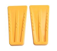 Whychstore Cunei di abbattimento, strumenti per abbattimento e taglio di alberi, confezione da 2 cunei gialli da 12,7 cm