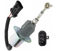 Whychstore Elettrovalvola a solenoide per il taglio del carburante, 12 VDC, compatibile con i modelli Bobcat Skid Steer Loader ed escavatore, codice articolo 6681513 6667993