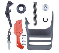 Whychstore Kit di copertura per maniglia freno motosega, parti di ricambio per paramani anteriore, montaggio giunto a ginocchio per sega a catena per 362 365 371 372XP
