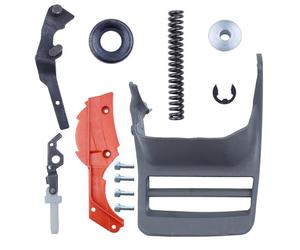 Whychstore Kit di copertura per maniglia freno motosega, parti di ricambio per paramani anteriore, montaggio giunto a ginocchio per sega a catena per 362 365 371 372XP