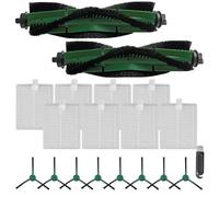 Whychstore Kit di ricambio per Roomba 105 e Combo Essential, spazzola a rullo principale con spazzole laterali e filtri, compatibile con serie Y0140 Q0520 Q0120