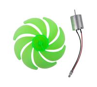 Whychstore Kit generatore a turbina eolica, modello verticale fai da te con luce a LED per insegnare esperimenti sulle energie rinnovabili, design compatto in plastica e metallo