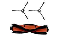 Whychstore Kit spazzole a rullo e spazzole laterali per robot aspirapolvere, nylon + plastica set di ricambio per Dreame Mova M1, Trouver M1, ROPO Slim, Kewbily DL30 Pro, 1 spazzola a rullo + 2