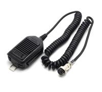 Whychstore Microfono HM-36 a 8 pin, microfono vocale chiaro con pulsante PTT per radio ICOM IC-718, IC-765, IC-761, IC-7200, IC-7600, nero