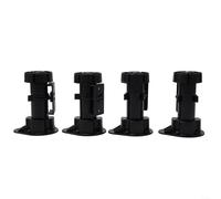 Whychstore Piedini regolabili per mobili, set da 4, perfetti per mobili da cucina e bagno (100-130 #)