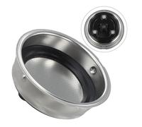 Whychstore Set di cestelli filtro in acciaio inox da 51 mm, compatibile con Morphy Richards, Derlla, KONKA, Dolim, Single o Double Shot