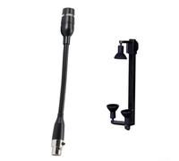 Whychstore Set di clip per microfono, mini clip per microfono con staffa leggera per microfono a sbalzo e altri accessori audio