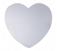 Whychstore Specchio estetico a forma di cuore decorativo da parete per qualsiasi stanza della tua casa (40 cm)