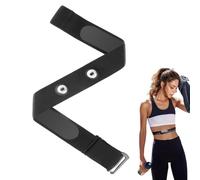 WHYCNJL 1 Pezzo Cardiofrequenzimetro Cinghia Fascia Elastica Regolabile (70 Cm A 105 Cm) Per Cardiofrequenzimetro Per Garmin Wahoo Polar H10 H9 Coospo Magene Bryton Livlov Sensori Distanza 45Mm