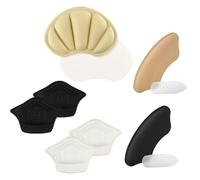 WHYCNJL 6 Pairs Cuscinetti per Scarpe Cuscino del Tallone Pad Invisibile Autoadesive Scarpa Grip Liner Solette Protezioni del Tallone Per le donne degli uomini Talloniere Grip