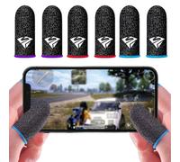 WHYCNJL 6 Pezzi Pubg Mobile Game Finger Sleeve Finger Sleeve Per Giochi Professionale Touch Screen Thumb Sleeve Traspirante Anti-Sudore Alta Sensibilità Per Giochi