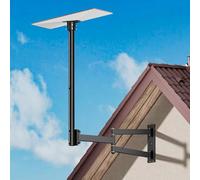 WHYFONE Starlink Gen 3/4/4X Mount, 360° regolabile V3/4/4X Long Wall Mount | Heavy Duty Pivot Starlink montaggio a parete, Starlink Gen3/4/4X Pole Mounting Kit con Gen 3/4/4X Tubo Adattatore