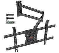 WHYFONE Supporto parete TV per LCD/LED da 32 a 75 Pollici, Staffa parete TV a Lungo Raggio con Estensione 71cm, Staffa per Montaggio a parete Angolare Universale Supporta fino a 45kg VESA 600x400mm