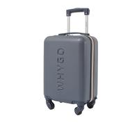 WHYGO - Trolley Bagaglio a Mano 40x30x20 con Ruote 360º Rimovibili - Rigido, Antiurto e Antigraffio - Capienza 24 Litri, Compatibile con Ryanair ed EasyJet - NAVY