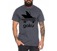 WhyKiki Adi Goku Maglietta da Uomo Dragon Master Son Ball Vegeta Turtle Roshi Db, Farbe2:Dunkelgrau;Größe2:XXL