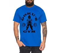 WhyKiki Goku Golds Maglietta da Uomo One Goku Dragon Master Son Ball Vegeta Turtle Roshi Piece Golds Db, Farbe2: Blu;Größe2:XL
