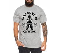 WhyKiki Goku Golds Maglietta da Uomo One Goku Dragon Master Son Ball Vegeta Turtle Roshi Piece Golds Db, Farbe2:Dunkelgrau Meliert;Größe2:XL