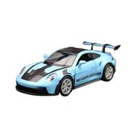 WHYMIRRJ Auto in Scala Modelli Auto In Lega Per Porsche 911 992 GT3 RS In Scala 1:36 Kit Di Modelli In Scala Modelli Veicoli Realistici Collezione Ornamenti Miniatura da Collezione(Blue)