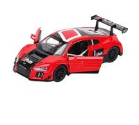 WHYMIRRJ Modellato 1:32 Per Porsche 911 GT3 RS Per Audi Per BMW Per Nissan Scala Modelli di auto in lega da collezione in metallo souvenir presente (1-32 R8 LMS)