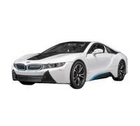 WHYMIRRJ Pressofusione 1:24 Per BMW I8 Supercar Modello Auto Lega Simulazione Veicolo Modelli Ornamenti Collezione Memorabilia Miniatura da Collezione(White)