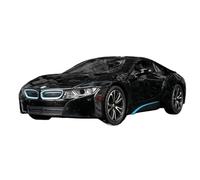 WHYMIRRJ Pressofusione 1:24 Per BMW I8 Supercar Modello Auto Lega Simulazione Veicolo Modelli Ornamenti Collezione Memorabilia Miniatura da Collezione(Black)