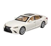 WHYMIRRJ Pressofusione 1:32 Per LEXUS LS500 Scala Lega Auto Modelli Porte Apribili Veicolo Modello Souvenir Collezione Ornamenti Miniatura da Collezione(White)