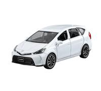 WHYMIRRJ Pressofusione 1：32 Per TOYOTA PRIUS Scala Lega Auto Modelli Simulazione Replica Veicolo Modello Display Collezione Ornamenti Miniatura da Collezione(White)