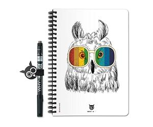 WhyNote Book A5 - Bloc-notes con pagine a righe e rilegatura rimovibile