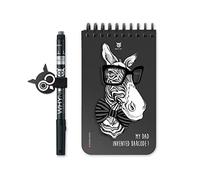 WhyNote - Pocket - ZebraBloc-notes - Pagine a righe e rilegatura rimovibile