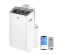 Whynter ARC-1230WNH 14.000 BTU (12.000 BTU SACC) NEX Inverter Dual Hose Cooling SMART Portable Air Conditioner, Heater, Dehumidifier, and Fan with Wi-Fi, up to 600 sq ft in White