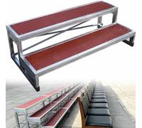 WHYYDSS Pedane per Coro Portatili, gradini a 1/2/3 Livelli per aule e chiese, Supporto per podio per Foto di Gruppo, gradini per canti corali 2Tier