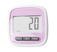 Whyzsjnclg Contapassi, contapassi 3D per con Display LCD, Memoria di 7 Giorni, Passo accurato per Uomini, Donne, Bambini, Anziani, per l'uso Quotidiano