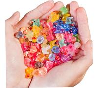 Whyzsjnclg Mini Anatre in Resina, Mini Anatre 160pcs Cartone Animato Becco nel Buio minuscolo Decorativo Fai -da -Te per Il Paesaggio Muschio Bambola Bonsai, Colore Casuale