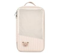 Whyzsjnclg Organizer per borsa per pannolini Divisori in rete portatili per gli oggetti essenziali del bambino, Orsetto kaki