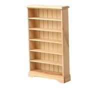 Whyzsjnclg Scaffale per Case delle Bambole Mini mobili Classici in Legno in Scala 1:12 per Mini Accessori per Case delle Bambole Giochi di Ruolo per Bambini, 6x1x4 Pollici