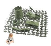 Whyzsjnclg Set di soldatini Giocattolo da 100 Pezzi. Soldati antichi dell'Esercito per la Festa di Compleanno dei Ragazzi, Action Figure con Modello di Scena