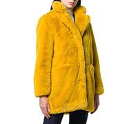 WHZXYDN Cappotto in Pelliccia Sintetica di Media Lunghezza da Donna in Morbido Pile Morbido di Lana d'Agnello Caldo Cappotto