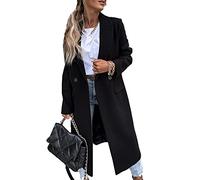 WHZXYDN Cappotto Lungo in Lana da Donna Autunno E Inverno con Collo Lungo E Caldo