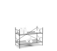 wi.sy Spazi Intelligenti Wisy Scaffale Metallo Garage 60x80x40 cm, Scaffale Salvaspazio in Filo Metallico, Scaffali in Metallo Leggero Per ufficio con Sistema di Aggancio Brevettato Made in Italy