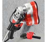 WIANQIAN Levigatrice Portatile per Pareti E Pavimenti A Tre Teste, Levigatrice per Pavimenti in Cemento, Asta Telescopica 113-168CM, Funzionamento A 90° Senza Punti Morti Machine+VacuumCleaner