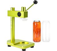 WIANQIAN Utensile Manuale per Pressa Sigillatrice, Macchina per Inscatolamento, Utensile Portatile per Sigillare Barattoli, Pompa in Silicone, Sigillatura Facile, Diametro di Sigillatura 51mm Yellow