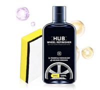 Wiboie Detergente cromato per ruote, 100 g, pasta per pulizia profonda e resistente, per riparazione di mozzi delle ruote, per la manutenzione di casa, garage, officina