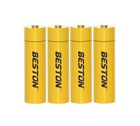 Wiby Batterie Stilo Ricaricabili 2400mAh, 3600mWh, AA, 1,5 V al Litio | Tensione Costante | Ricarica Rapida magnetica/slot | IP68 Antipolvere/Impermeabile | BMS Integrato & Protezioni Multiple